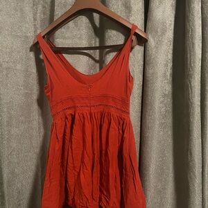 Sleeveless Red Dress